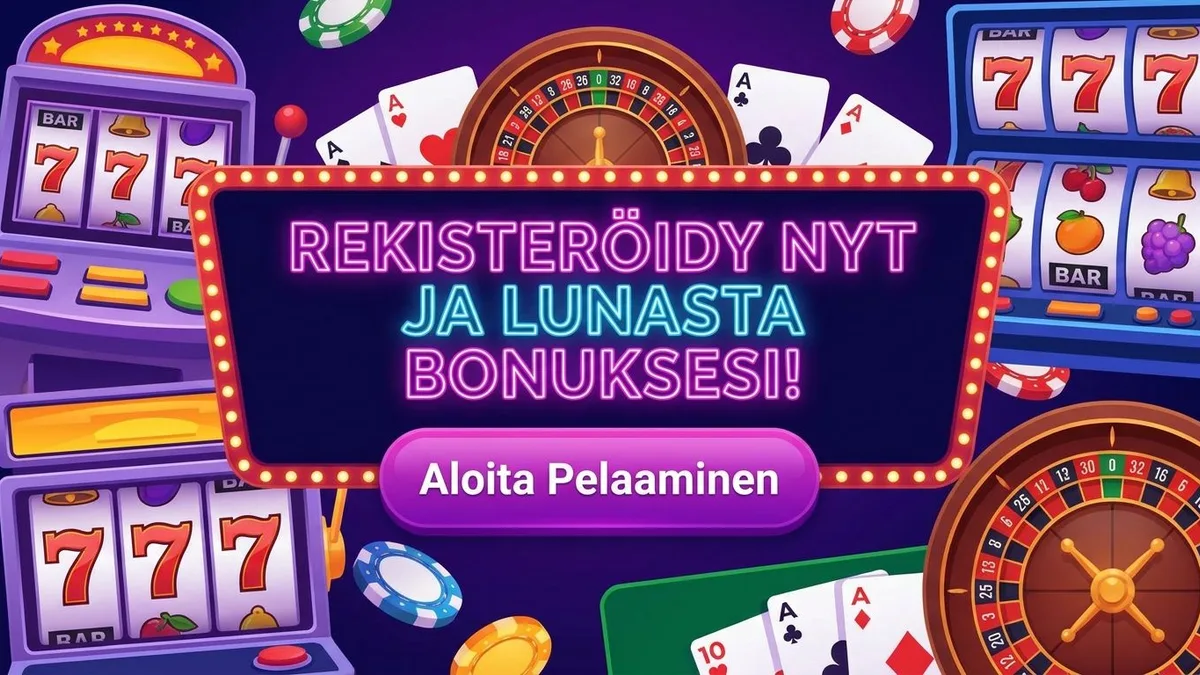 Rekisteröidy bonuksella